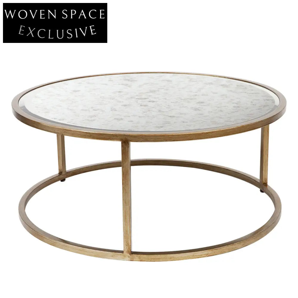 Serene Nesting Coffee Tables - Antique Gold Coffee Table
