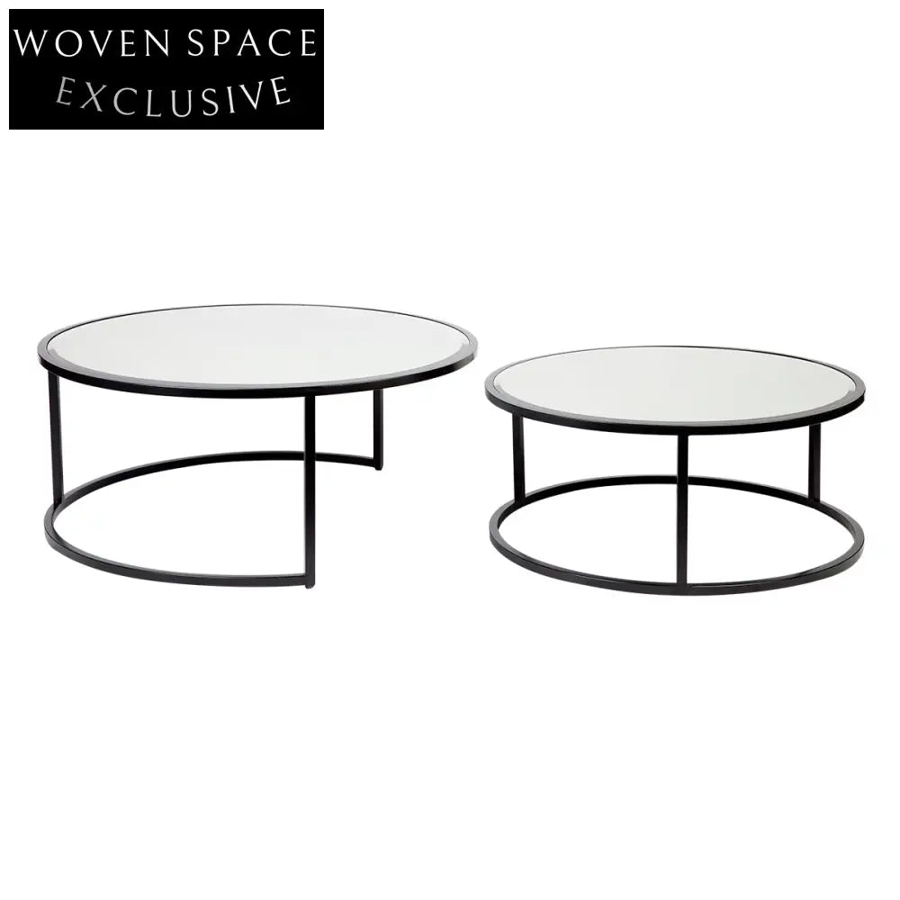 Serene Nesting Coffee Tables - Black Coffee Table