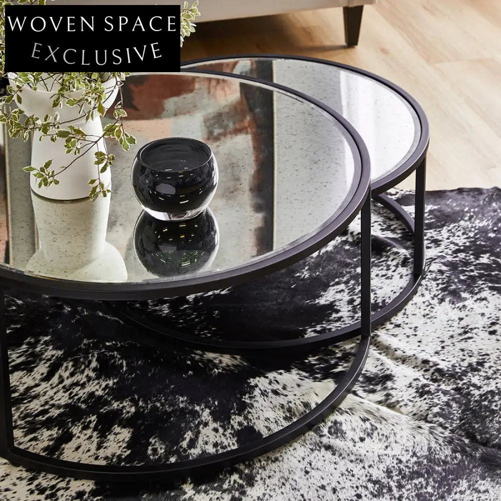 Serene Nesting Coffee Tables - Black Coffee Table