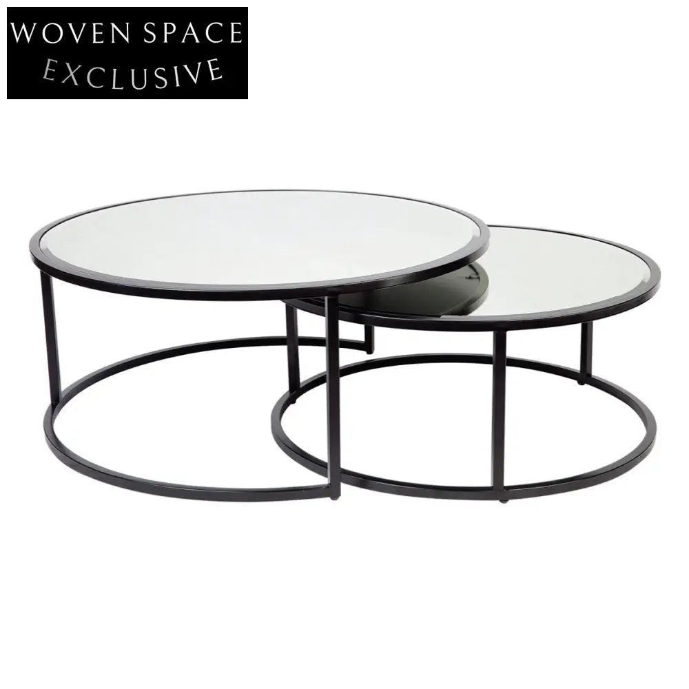 Serene Nesting Coffee Tables - Black