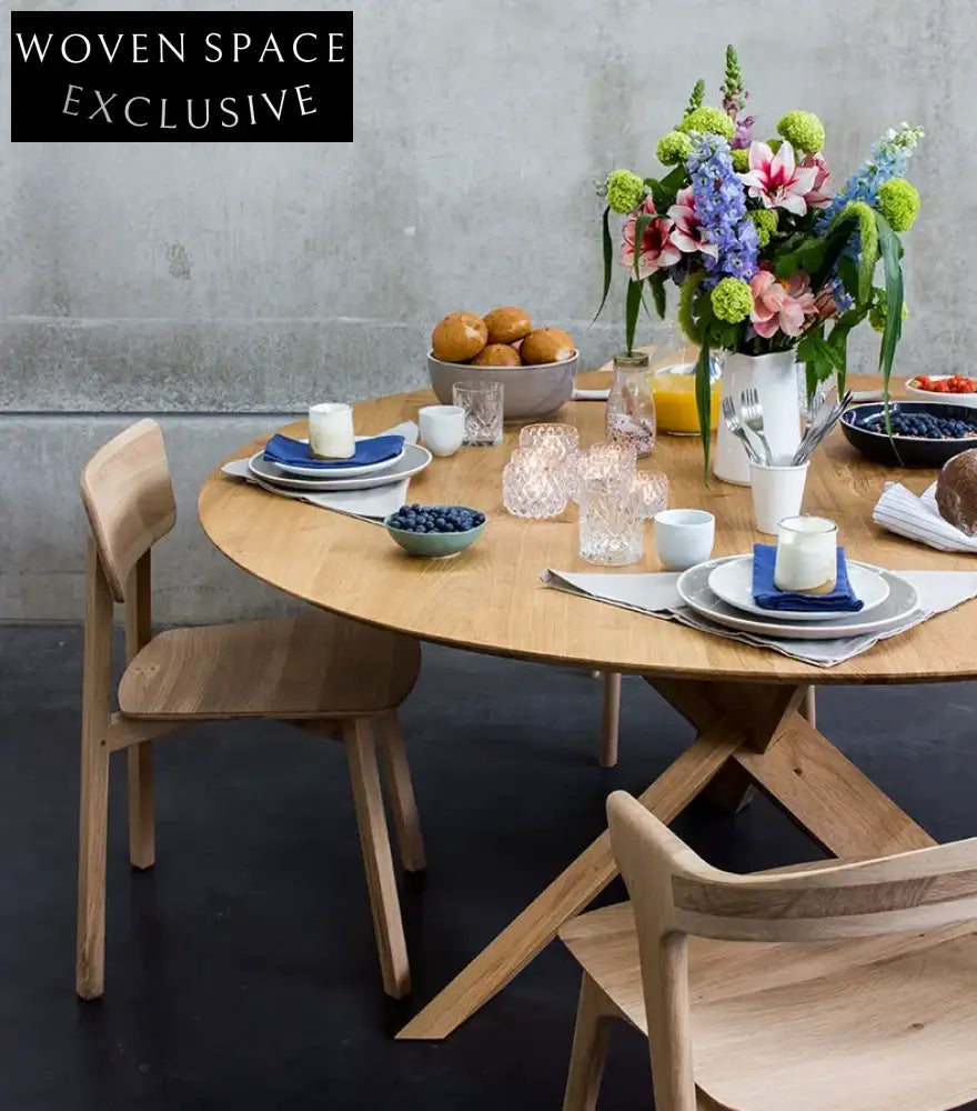 Silvano Second-Hand Pure Oak Dining Chair Spot goods