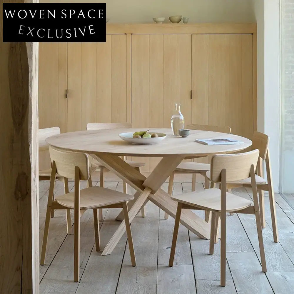 Silvano Second-Hand Pure Oak Dining Chair Spot goods