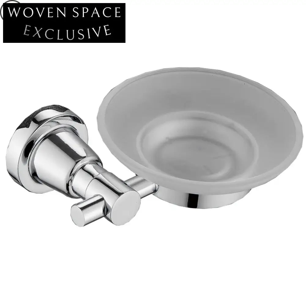 Silver Stainless Steel 6-Piece Wall Mounted Bathroom Hardware Set