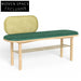 Simple Minimalist Nordic Solid Wood Fabric Upholstery Entryway Bench Chair