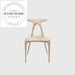 Simple Modern Natural Solid Wood Stackable Italian Alpha Dining Chair