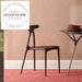 Simple Modern Natural Solid Wood Stackable Italian Alpha Dining Chair