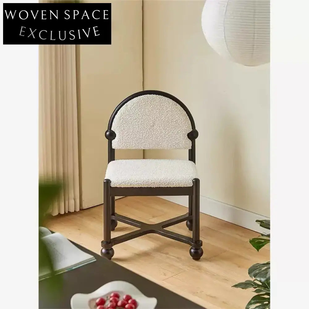 simple retro back chair