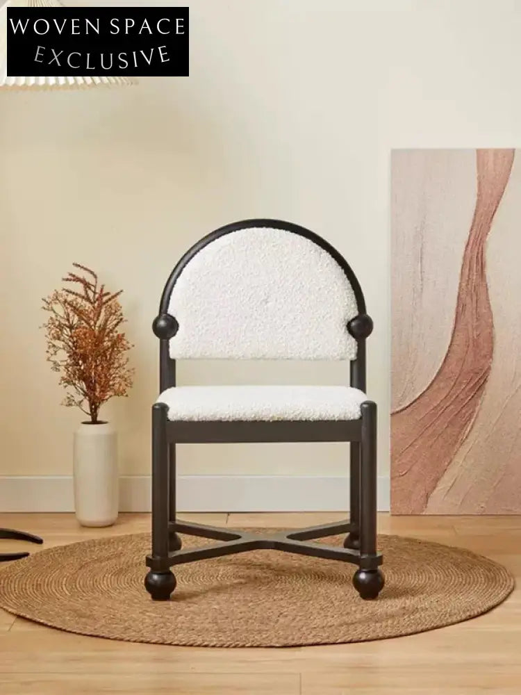 simple retro back chair