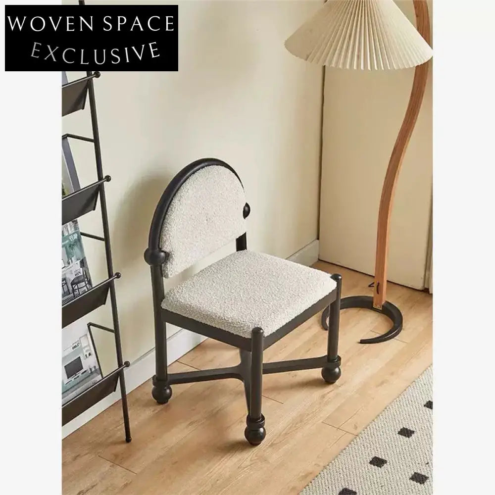 simple retro back chair