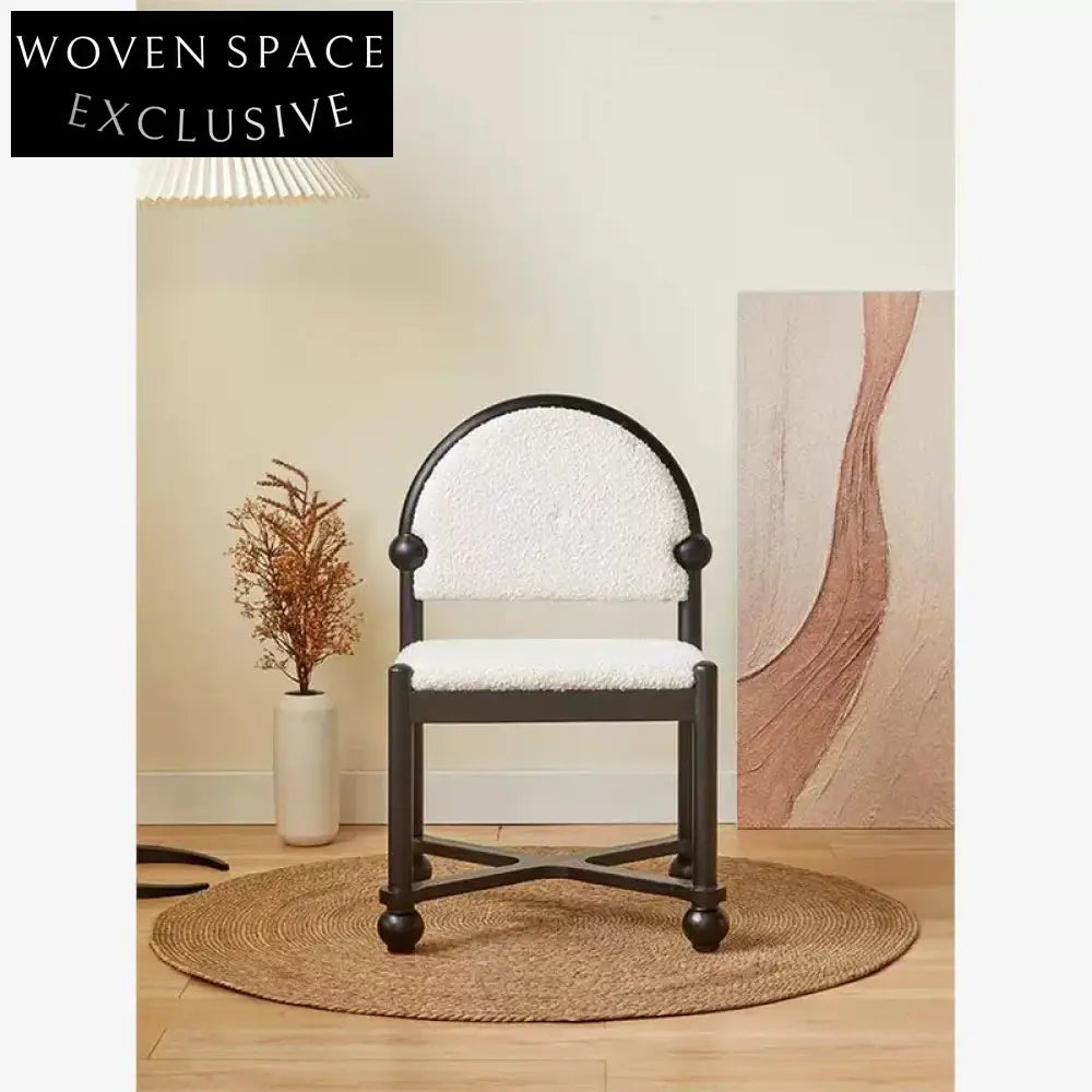 simple retro back chair