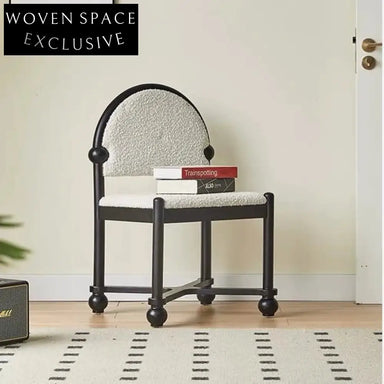 simple retro back chair