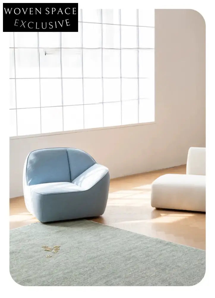 single sofa minimalist free combination small apartment blue dopamine design small sofa