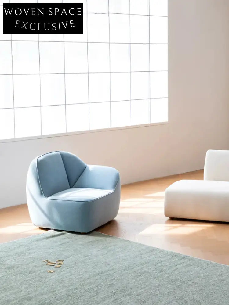 single sofa minimalist free combination small apartment blue dopamine design small sofa