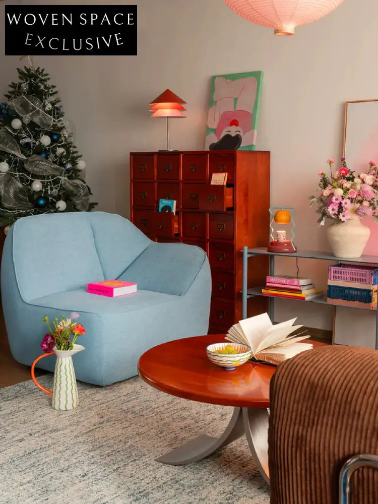 single sofa minimalist free combination small apartment blue dopamine design small sofa
