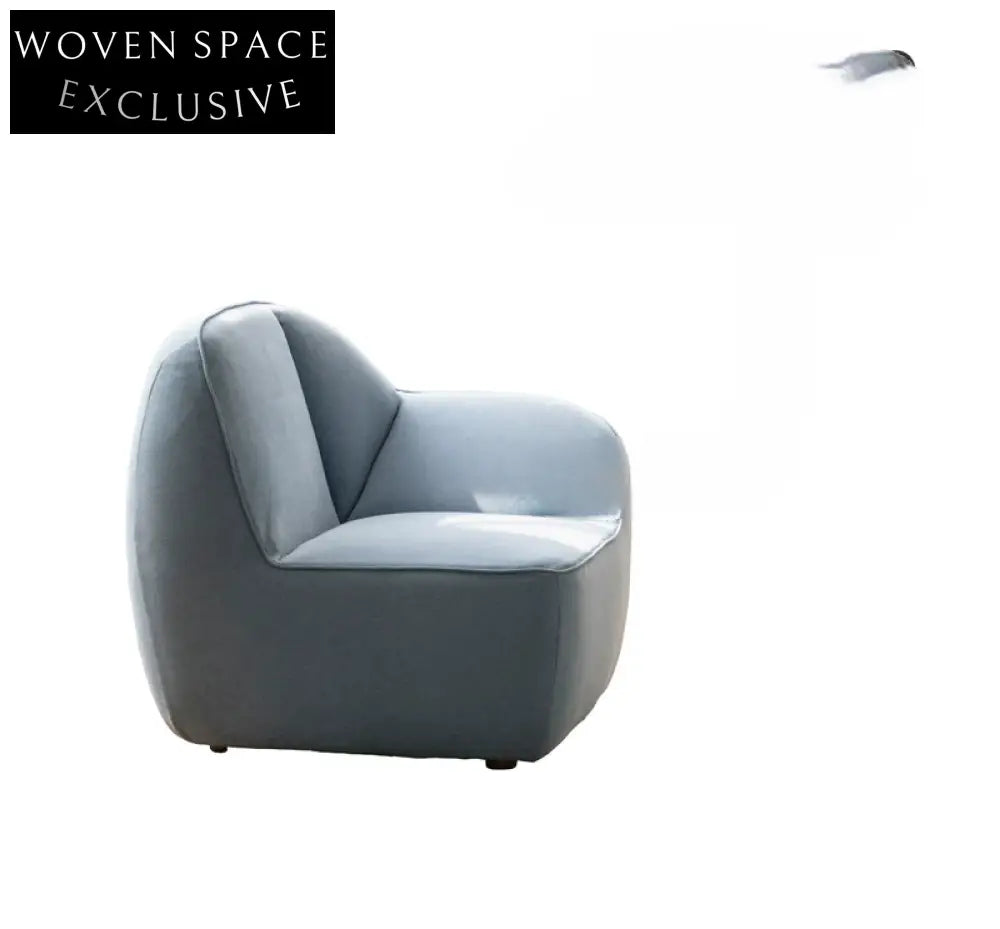 single sofa minimalist free combination small apartment blue dopamine design small sofa