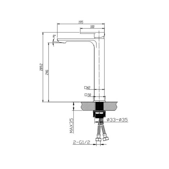 IVANO Series Tall Basin Mixer