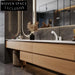 Skylar DuPont Corian Oak Bathroom Vanity