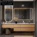 Skylar DuPont Corian Oak Bathroom Vanity