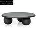 Skyler 100cm Elm Ball Coffee Table - Full Black