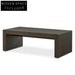 Sleek Black Solid Wood Modern Living Room Centerpiece Coffee Table