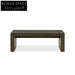 Sleek Black Solid Wood Modern Living Room Centerpiece Coffee Table