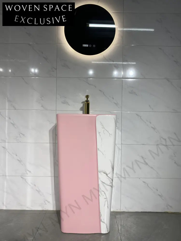 Sleek Ceramic Wall-Mounted Bathroom Wash Basin Sink for Modern Spaces