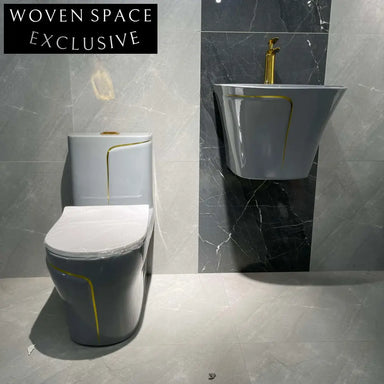 Sleek Ceramic Wall-Mounted Bathroom Wash Basin Sink for Modern Spaces