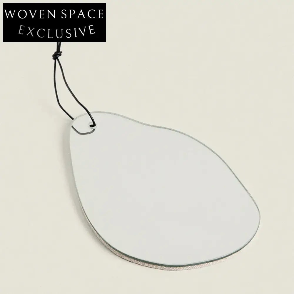 Sleek Contemporary Wall Hanging Mirror, Durable Fiberboard Frame, Clear Glass