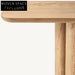Sleek Contemporary Wood Console Table: Narrow Long Hallway Entryway Sideboard