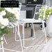 Sleek Industrial Black Metal Wire Frame Cafe Outdoor Dining Chair