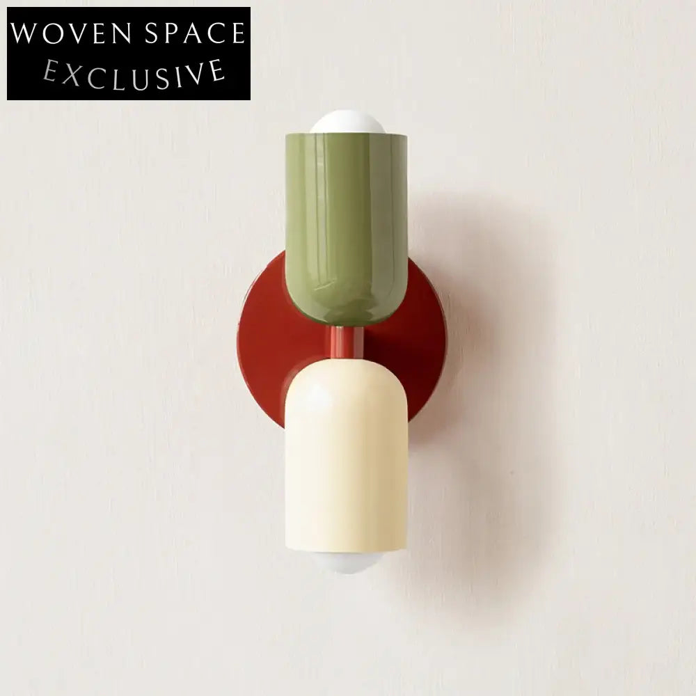 Sleek LED Wall Sconce, Up Down Lighting for Modern Home Decor Luminaire