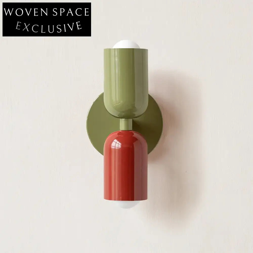 Sleek LED Wall Sconce, Up Down Lighting for Modern Home Decor Luminaire