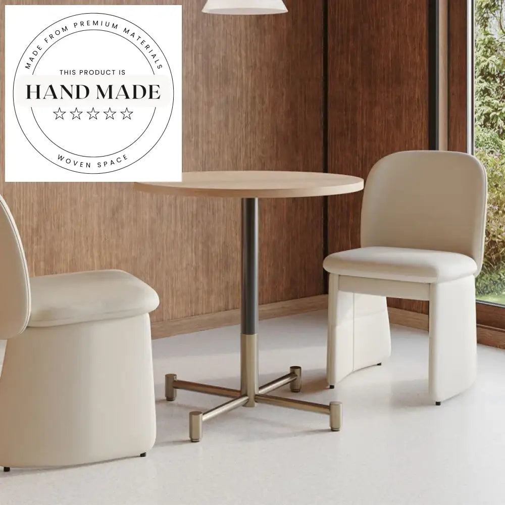 Sleek Metal Pedestal Rectangle Commercial & Home Dining Table