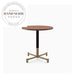 Sleek Metal Pedestal Rectangle Commercial & Home Dining Table