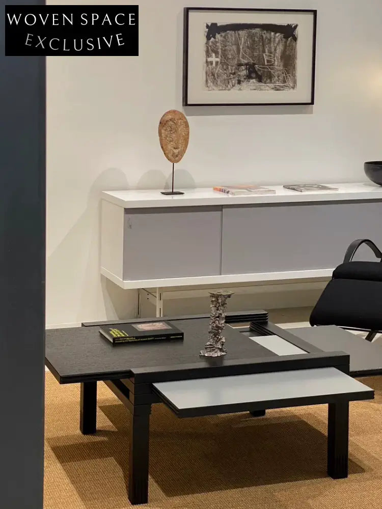 Modern Minimalist Wooden Coffee Table Set for Living Room Lounge