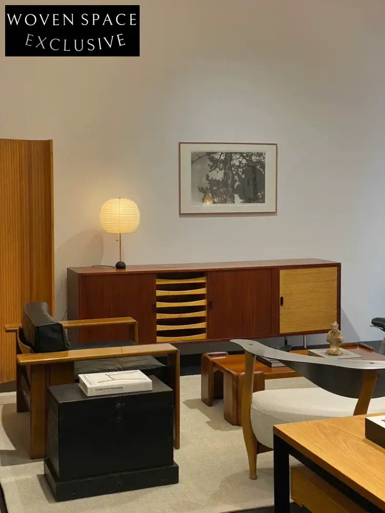 Modern Minimalist Wooden Coffee Table Set for Living Room Lounge