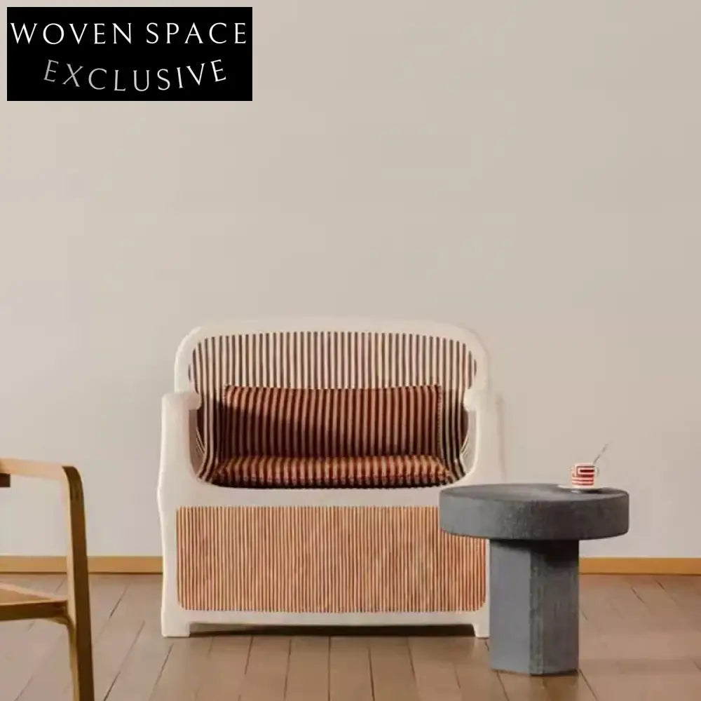 Sleek Modern Fiberglass Round Nesting Coffee Table Set