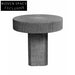 Sleek Modern Fiberglass Round Nesting Coffee Table Set
