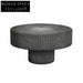 Sleek Modern Fiberglass Round Nesting Coffee Table Set