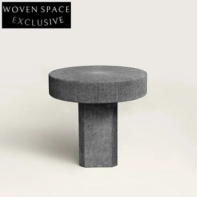 Sleek Modern Fiberglass Round Nesting Coffee Table Set