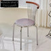 Sleek Modern High-Back Metal Dining Chair for Restaurant and Cafe