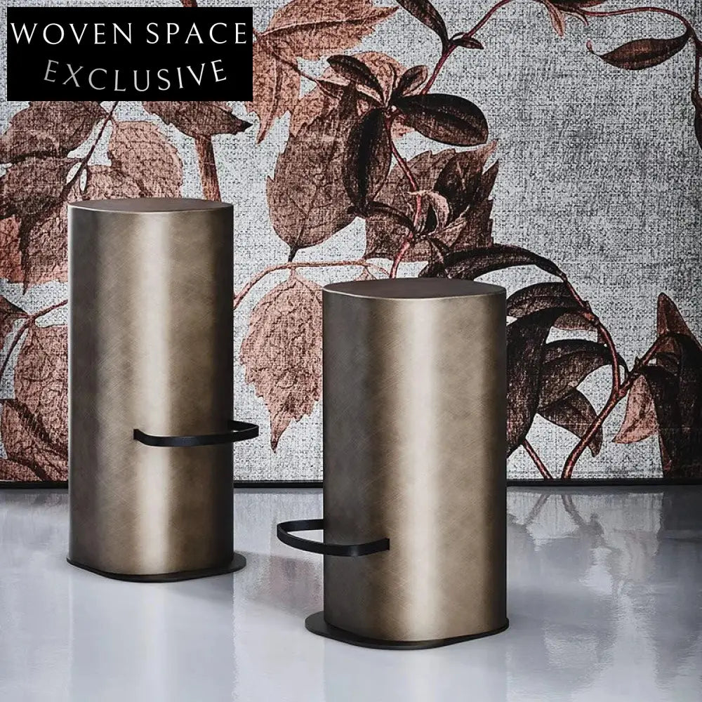 Sleek Modern Metal Bar Stool Counter Height Chair for Contemporary Kitchens