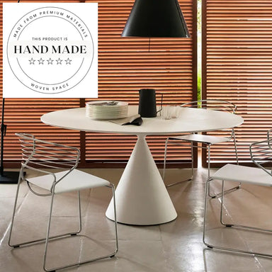 Sleek Modern Metal Base Commercial Dining Table for Hotel Cafe Bistro