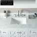 Sleek Modern Modular Bathroom Vanity, Soft-Close Drawers & Solid Wood Cabinet