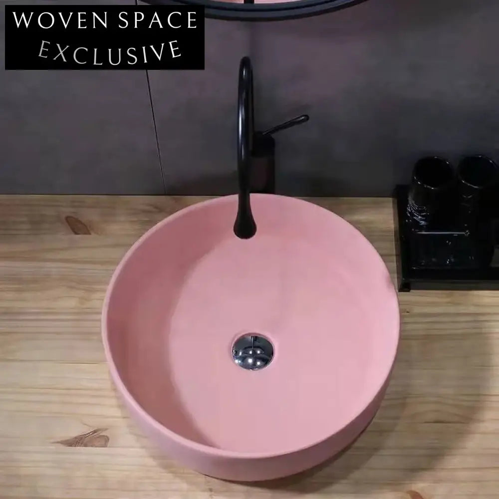 Sleek Modern Solid Surface Countertop Bathroom Basin - Durable Artificial Stone Vanity Sink