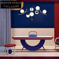 Sleek Modern Stainless Steel Globe LED Ceiling Light Fixture for Dining