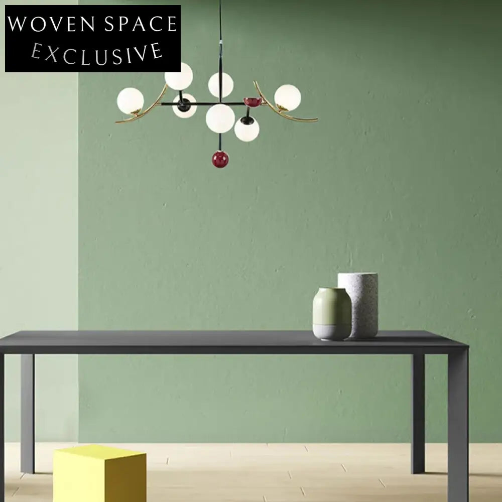 Sleek Modern Stainless Steel Globe LED Ceiling Light Fixture for Dining