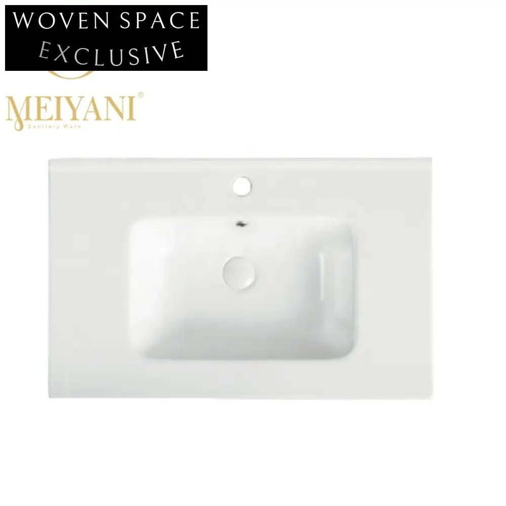 Sleek Modern Thin Edge Ceramic Bathroom Vanity Wash Basin for Contemporary Homes