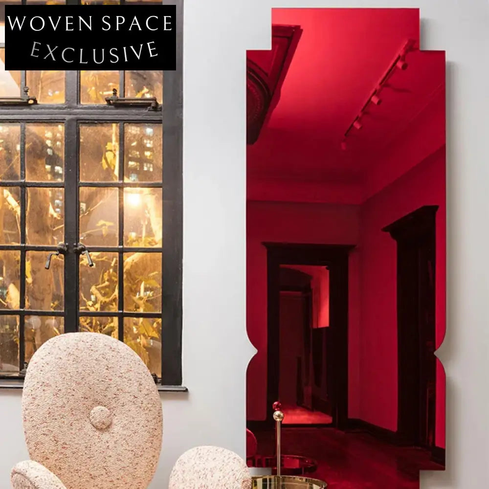 Sleek Nordic Full Length Wall Mirror Smooth Edge for Modern Home Style