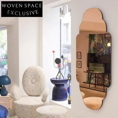 Sleek Nordic Full Length Wall Mirror Smooth Edge for Modern Home Style